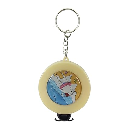 Bag of Small Things Measuring Inch Automatic Tape (Yellow, 5 cm x 1.6 cm x 5 cm)