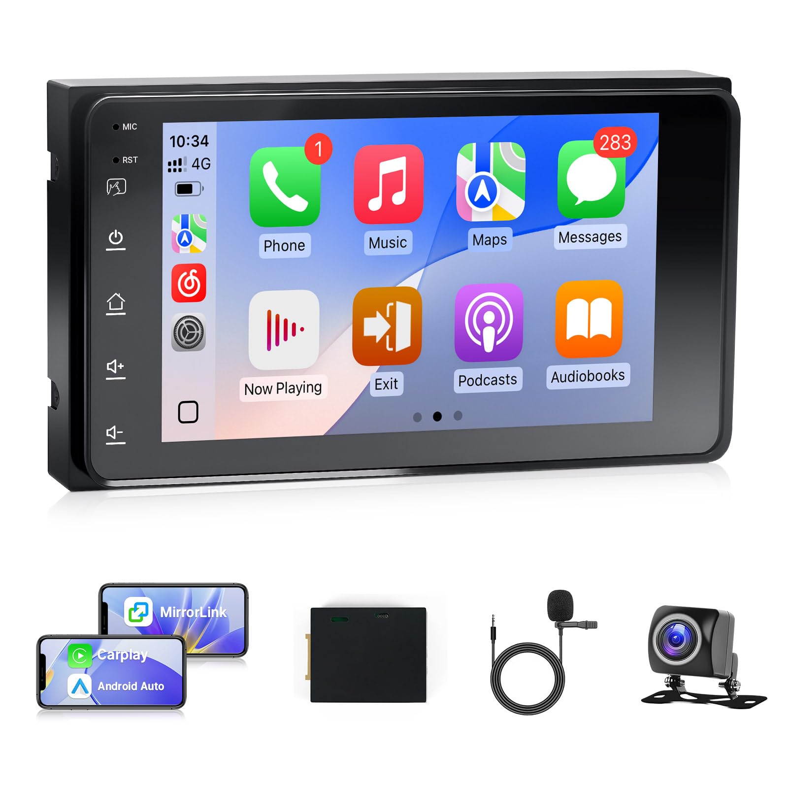 Photo 1 of Android Car Radio for Toyota RAV4 4Runner Camry Tundra Sequoia Corolla Terios Land Cruiser 100 Stereo (for J-B-L System), 7 Inch Touch Screen with Carplay Android Auto GPS WiFi BT SWC+ Backup Camera