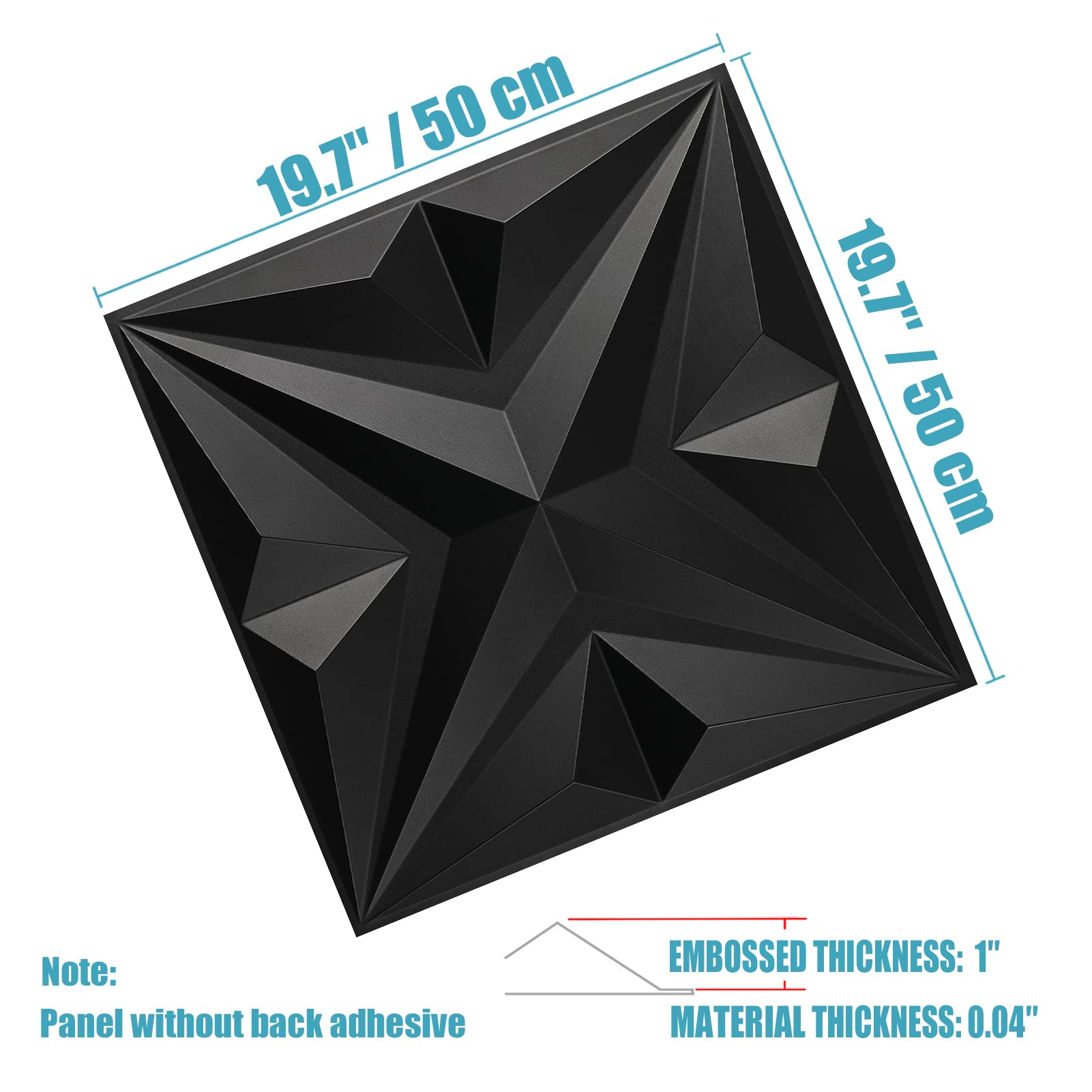 Mua MIX3D Decorative 3D Wall Panels Star Textured PVC Wall Panels for ...