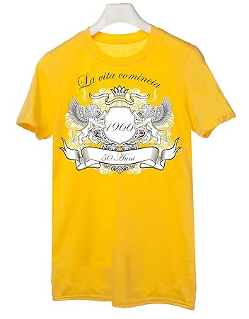 maglietta la vita comincia a 50 anni