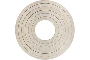 LOVIELF Stained Glass Circle Layout Frame | Set of 6 pcs (Circle A)