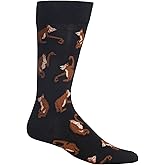 Men's Orangutans Crew Socks Black