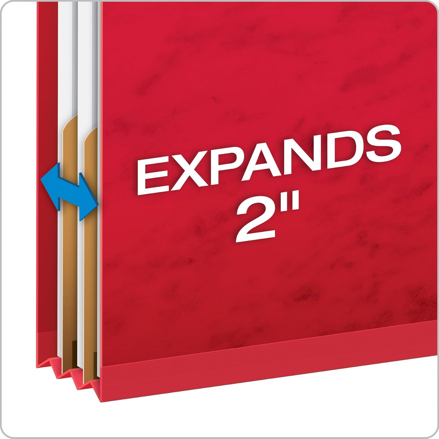 Pendaflex Moisture-Resistant Classification Folders, Letter Size, Scarlet, 10 Count (Pack of 1) : Top Tab Classification Folders : Office Products