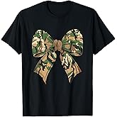 Camo Coquette Bow Hunting Camouflage Old Hunter Womens Girls T-Shirt