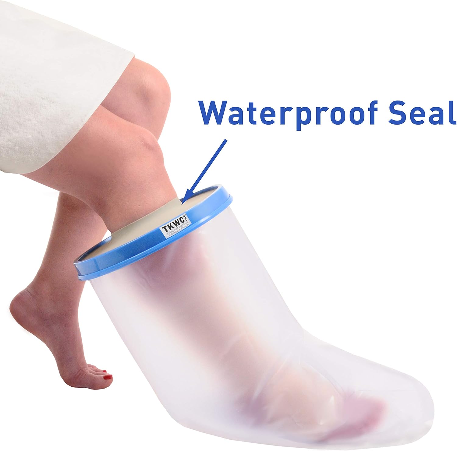 Water Proof Extra Wide Leg Cast Cover - XL - Extra Large for Shower by TKWC Inc - #5739 - Watertight Foot Protector: Health & Personal Care