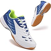 Tennis Shoes Lightweight Pickleball All Court Shoes Indoor Outdoor Badminton Sneaker with Arch Support Court Training Blue