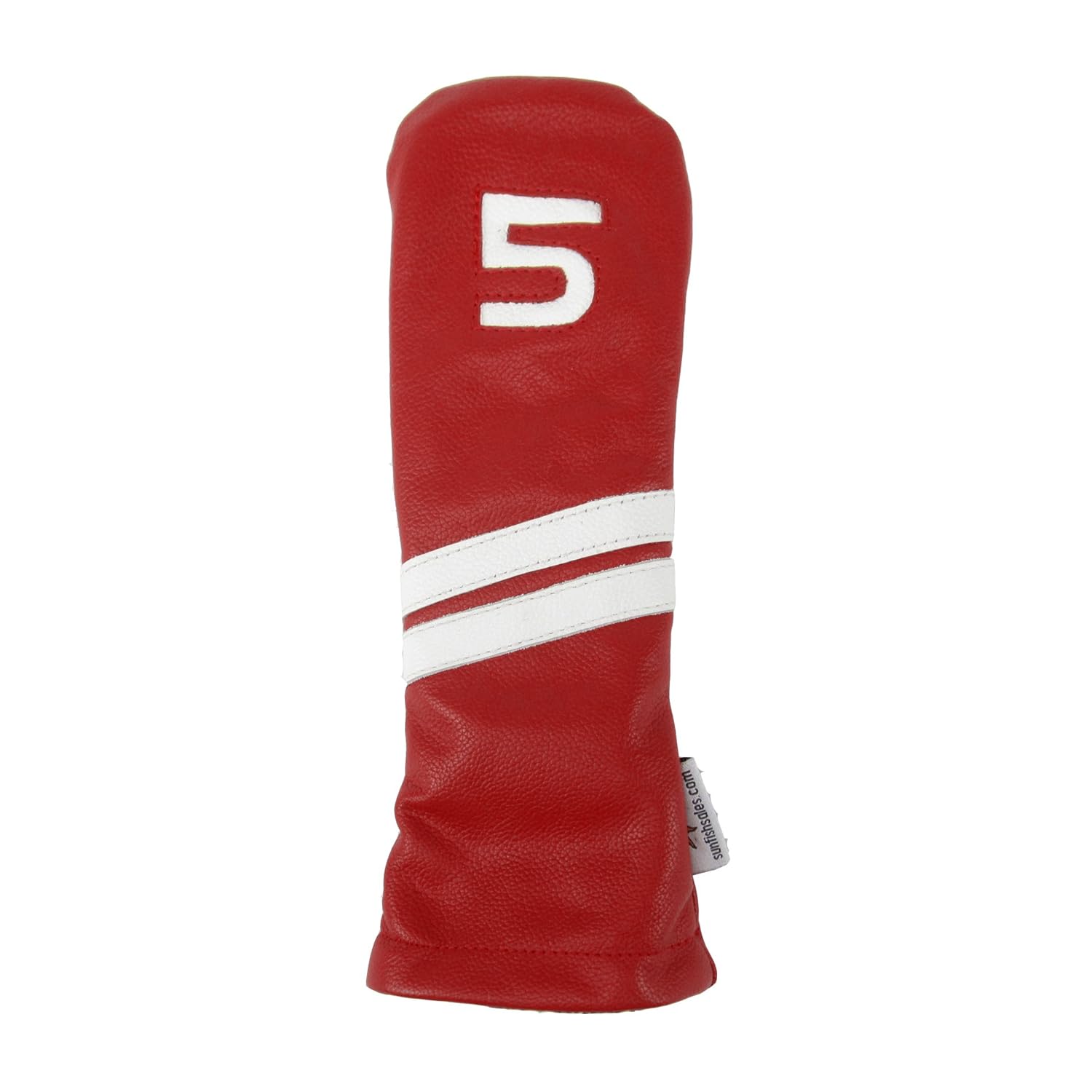 新発売の Sunfish レザーフェアウェイゴルフヘッドカバー 5 ウッドレッド ホワイト B07d5hwpnj ポイント10倍 Jovemcj Com
