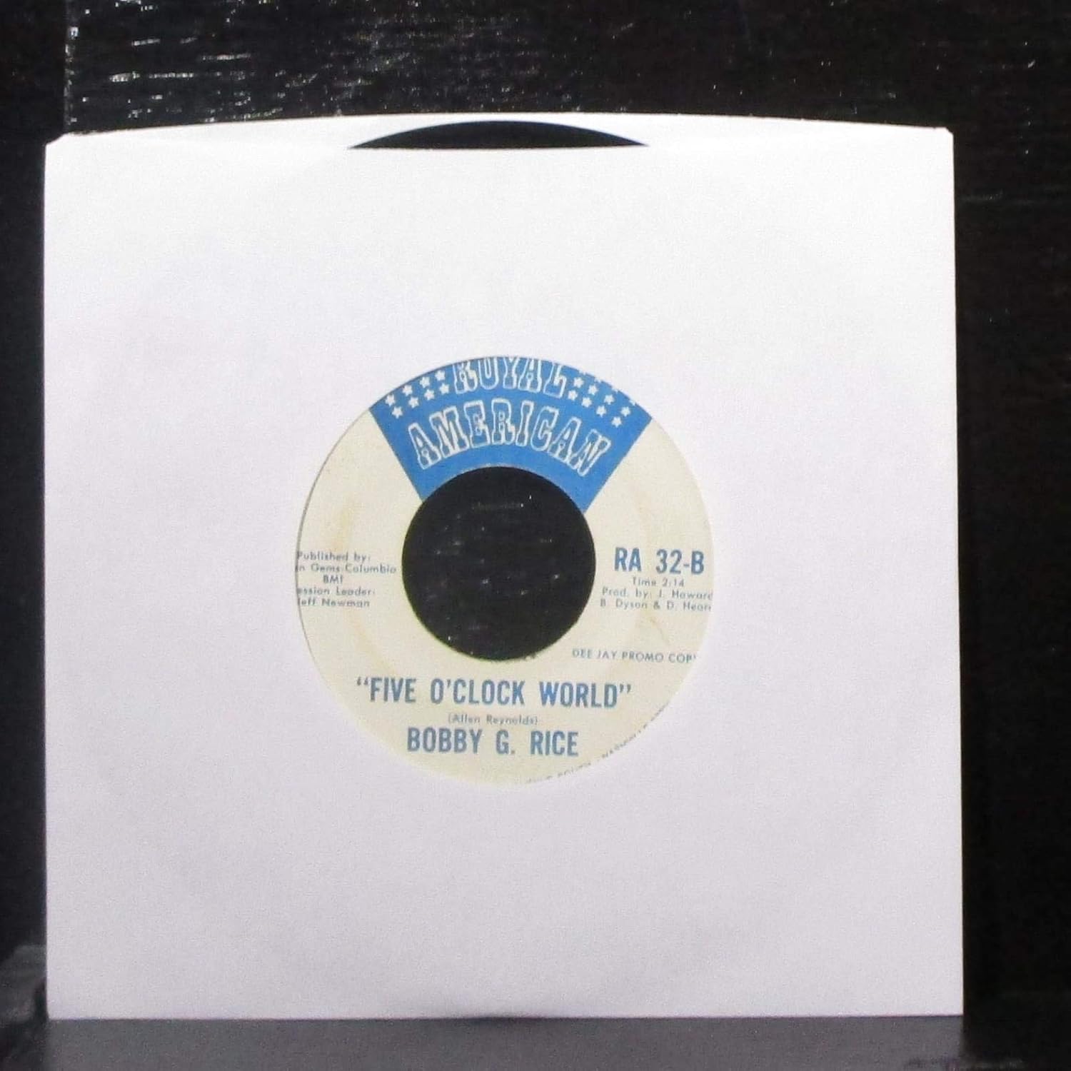 Bobby G Rice Mountain Of Love Five O Clock World Vg Vg 45 Rpm Amazon Com Music