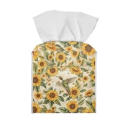 Talayituse Hummingbird Sunflower Butterfly Print
