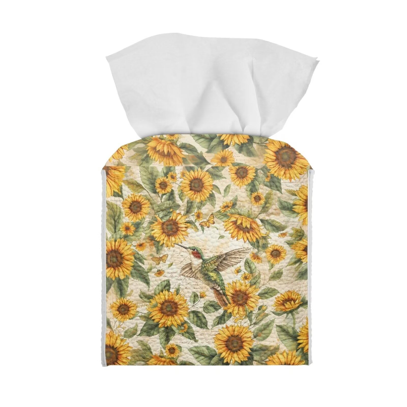 Talayituse Hummingbird Sunflower Butterfly Print