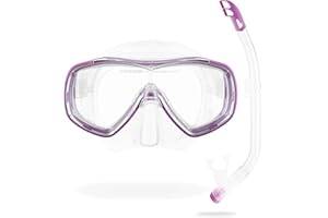 Cressi Children's Wide View Comfortable Snorkeling Set - Ondina & Top Jr: made in Italy