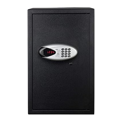 Ozone Mild Steel Electronic Motorised Safe (Black, 10-Pieces)