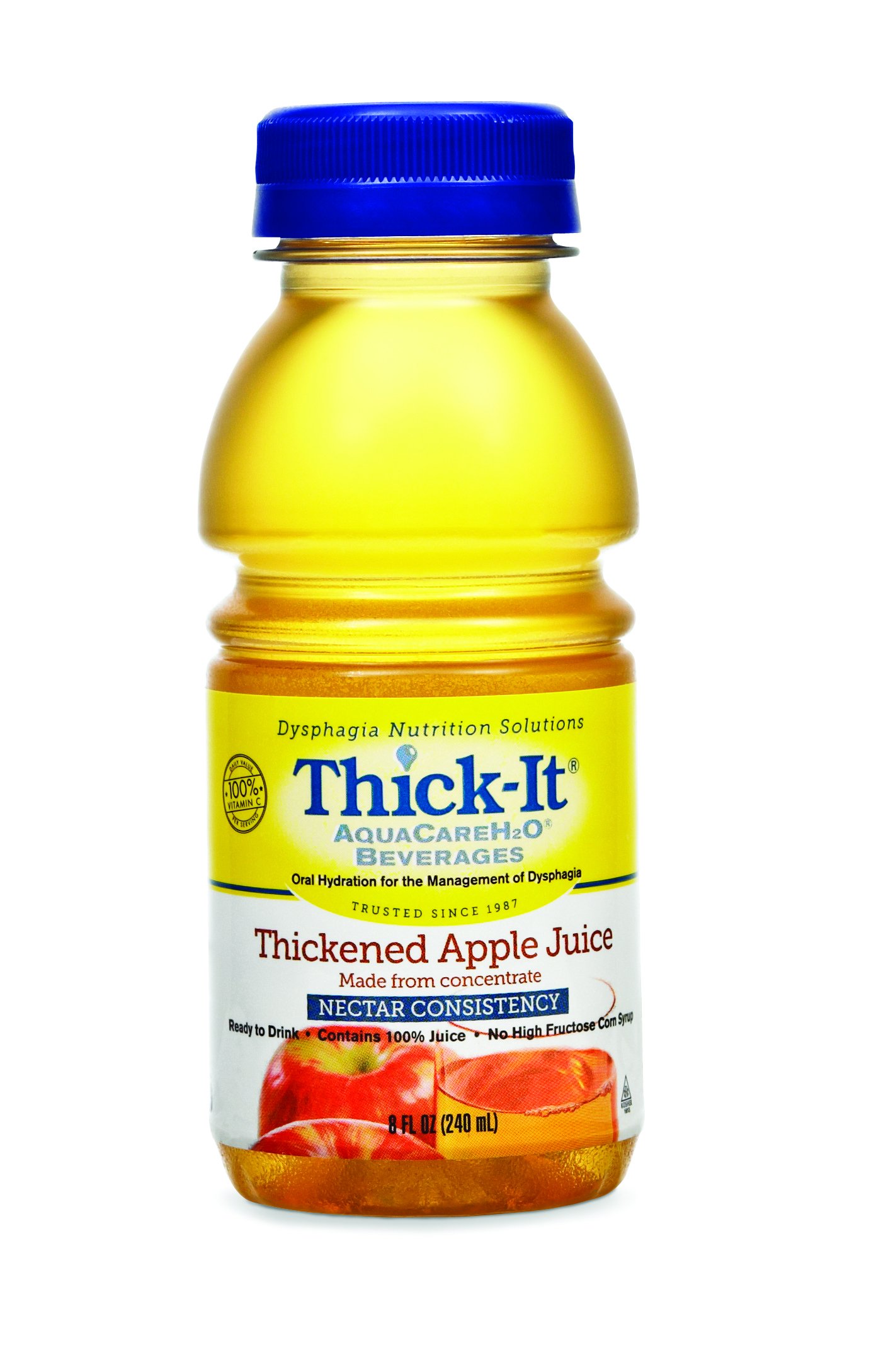 ThickIt AquaCare H2O PreThickened Orange Juice, Nectar