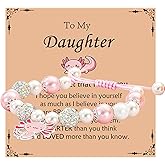 OVIFICEA Axolotl Bracelet for 3-7 Year Old Girl Birthday Gifts, Pink Axolotl Charm Kids Jewelry Bracelet for 3 4 5 6 Years Old Girl Birthday, Christmas Gift for Daughter Granddaughter Niece