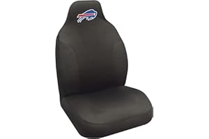 Fanmats - 21498 NFL Buffalo Bills Embroidered Seat Cover, Black, 20"x48"