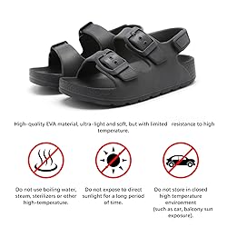 ChayChax Toddler Boys Girls Double Buckle Sandals
