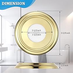 Enhon Metal Tub Spout Cover Ring, Bathroom Faucet