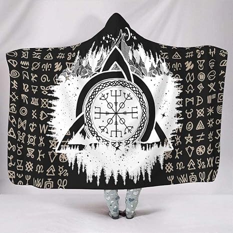 Amazon.de: DWgatan Wandbehang, Weiche Kapuzendecken Schwarzer Helm des