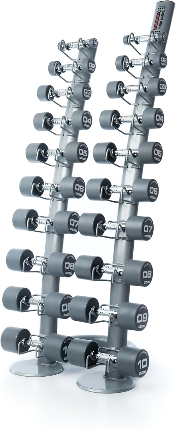 hantelset rack