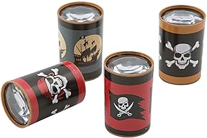 Fun Express Mini Pirate Prisms - Kaleidoscopes & Prisms - Value Toys for Kids - Perfect for Party Favors, Prizes, and Educational Play - 48-Pieces