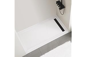 MORVANO 32 x 60 Shower Base with Right Drain and Removable Stainless Cover,Shower Pan Kit Non-Slip in White,Acrylic Shower Base for Bathroom