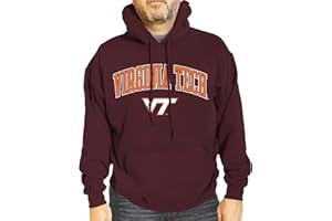 Campus Colors Long Sleeves NCAA Adult Arch & Logo Gameday Unisex Hooded Sweatshirt