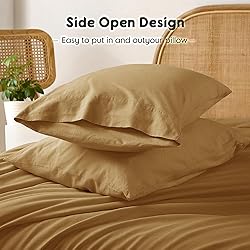 Shilucheng 100% French Linen Sheets - California