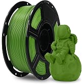FLASHFORGE PLA Filament 1.75mm +/- 0.02mm, Matte Green 3D Printer Filament 1kg (2.2lbs) Spool, Excellent Printing Performance, Easy to Use for Most FDM 3D Printers