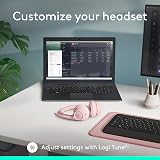Logitech Zone 300 Wireless Bluetooth Headset Rose with Noise-Canceling Mic view 9