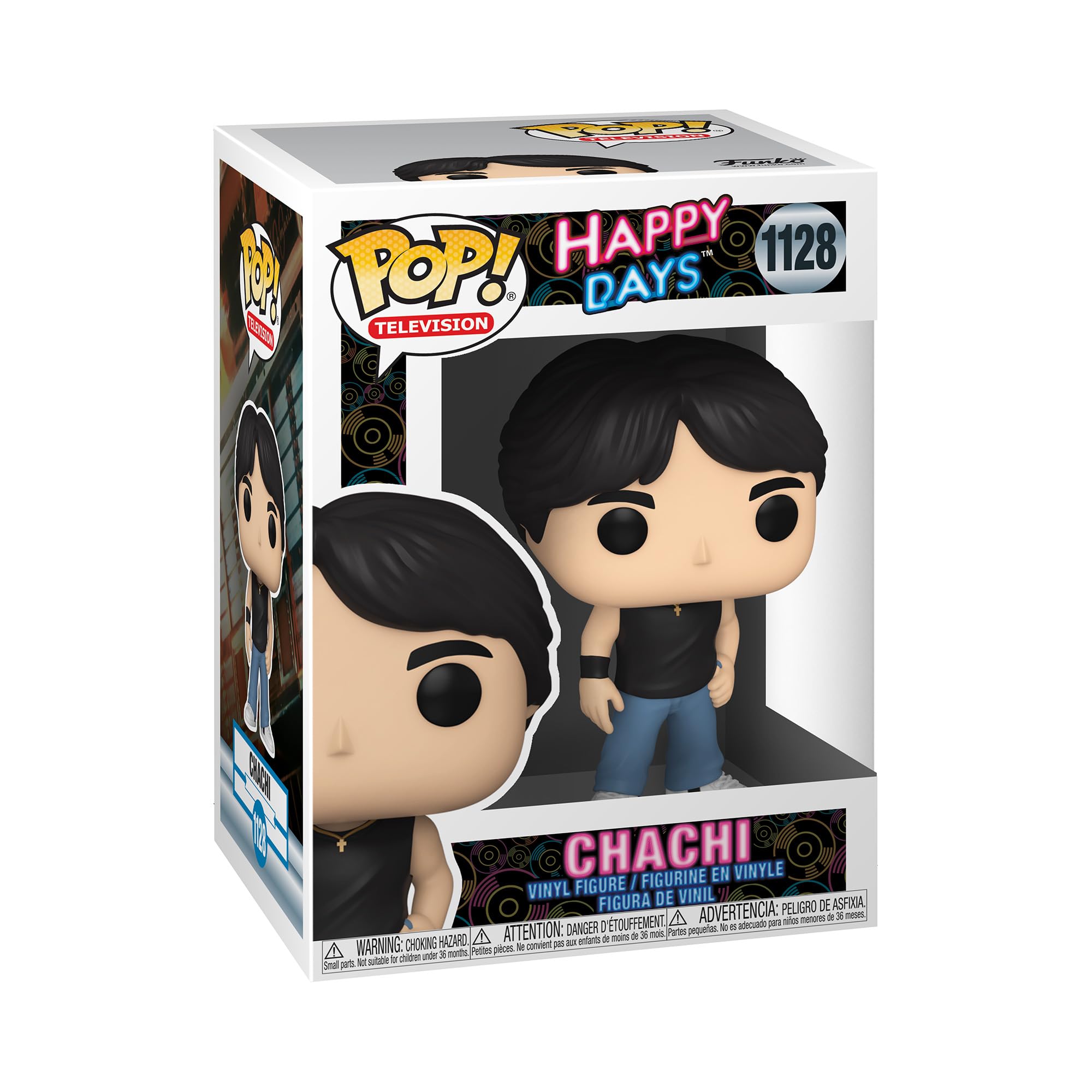 Photo 1 of Funko Pop! TV: Happy Days - Chachi, Multicolor, Pop! Vinyl, 3.5 in L x 4.5 in W x 6.25 in H