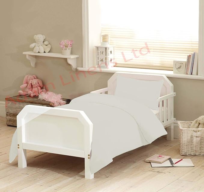 plain cot bed duvet cover