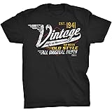 ShirtInvaders 80th Birthday Shirt for Men - Vintage 1941 Aged to Perfection - Racing