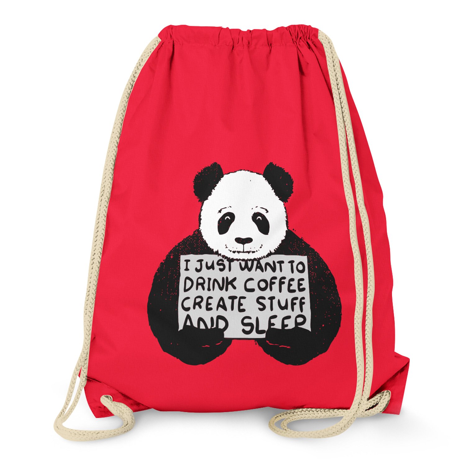 NERDO - Drink coffee, create stuff and sleep - gym bag