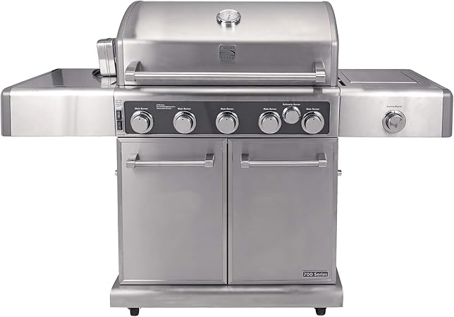 Amazon Com Kenmore Elite 5 Burner Grill Stainless Steel Garden Outdoor