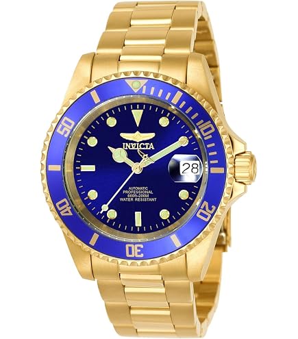 Amazon.com: Invicta Men's Pro Diver 40mm Steel and Gold Tone