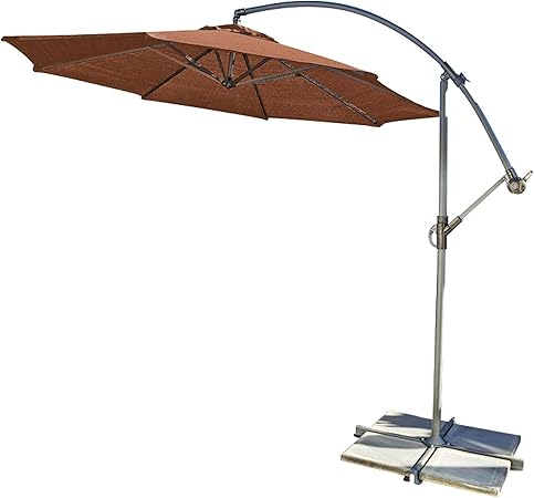 freestanding patio umbrella with base