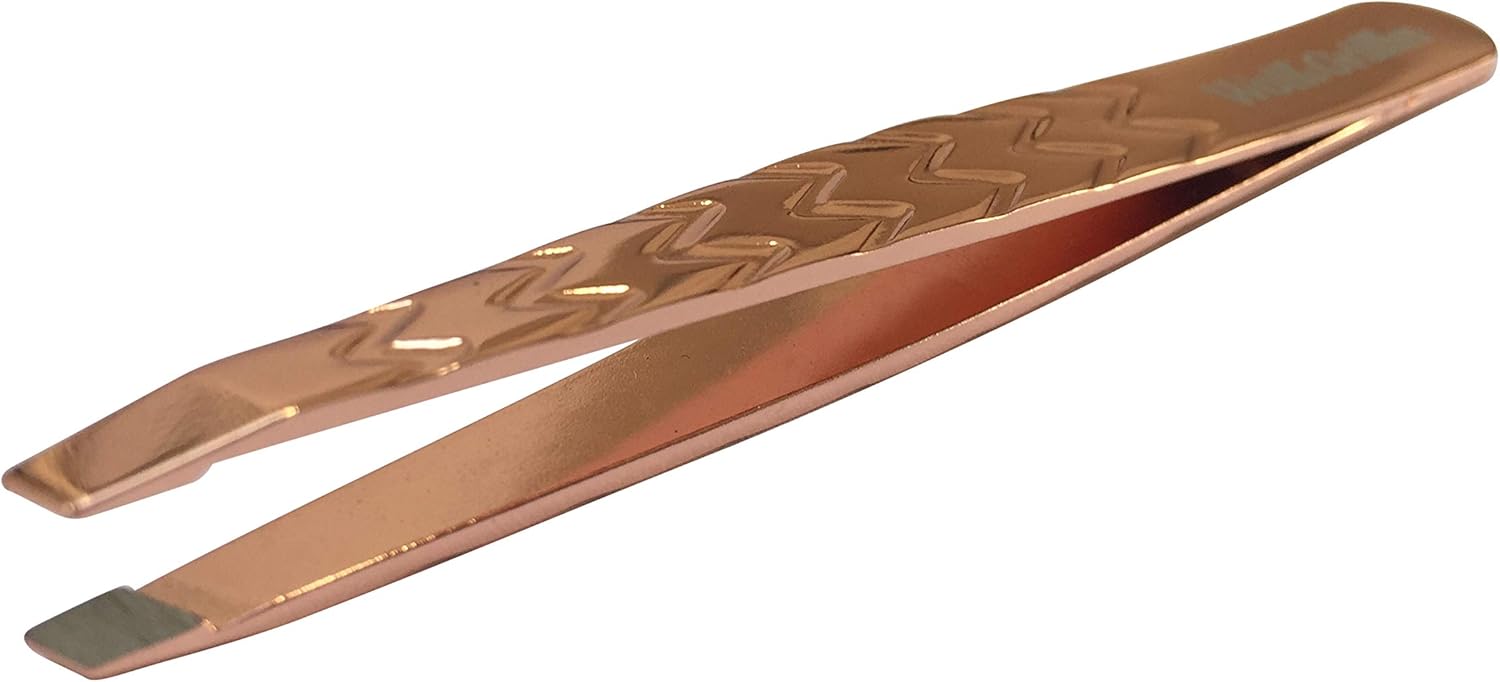 Wolf & Griffin Rose Gold Ultimate Precision Tweezers with Case, 2 Count (Pack of 1) - Image 3