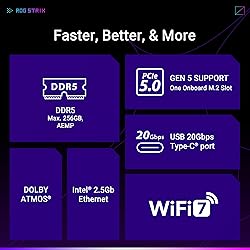 ASUS ROG Strix B850-G Gaming WiFi AMD AM5 B850 mATX