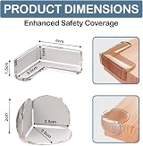 Lake Storm Corner Protectors 12 Pack Baby Proofing Table Edges Clear view 5