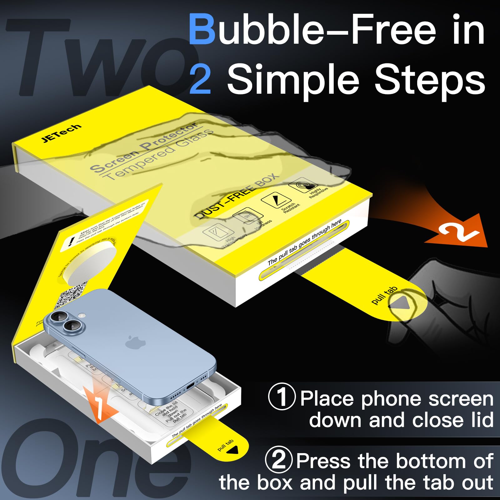 Screen Protector for iPhone 17 / 17 Air / 17 Pro / 17 Pro Max, One-Step Install