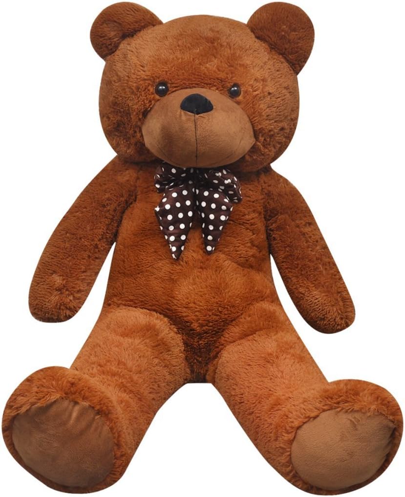 Life Size Teddy Bear 100cm to 260cm Tall XXL Huge Giant Soft Cute Cuddly Toy Brown (260cm)