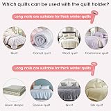MQUPIN Quilt Fixing Clips 16 Pcs Duvet Cover Clips Mushroom Buttons Boxed view 4