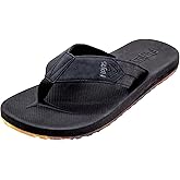 Flojos Salto Men's Sandal, Triangle Cut Thong Starp W/Memex Bed & Sunset Outsole