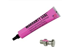 Sherco-Auto Pink Tamper Proof Cross Check Repair & Maintenance Warranty Seal 1.8 Oz Squeeze Tube Paint Marker - 1 Tube - Made in USA