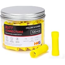 MVP 25 Yellow 10-12 AWG Vinyl Insulated Ring Terminals #10