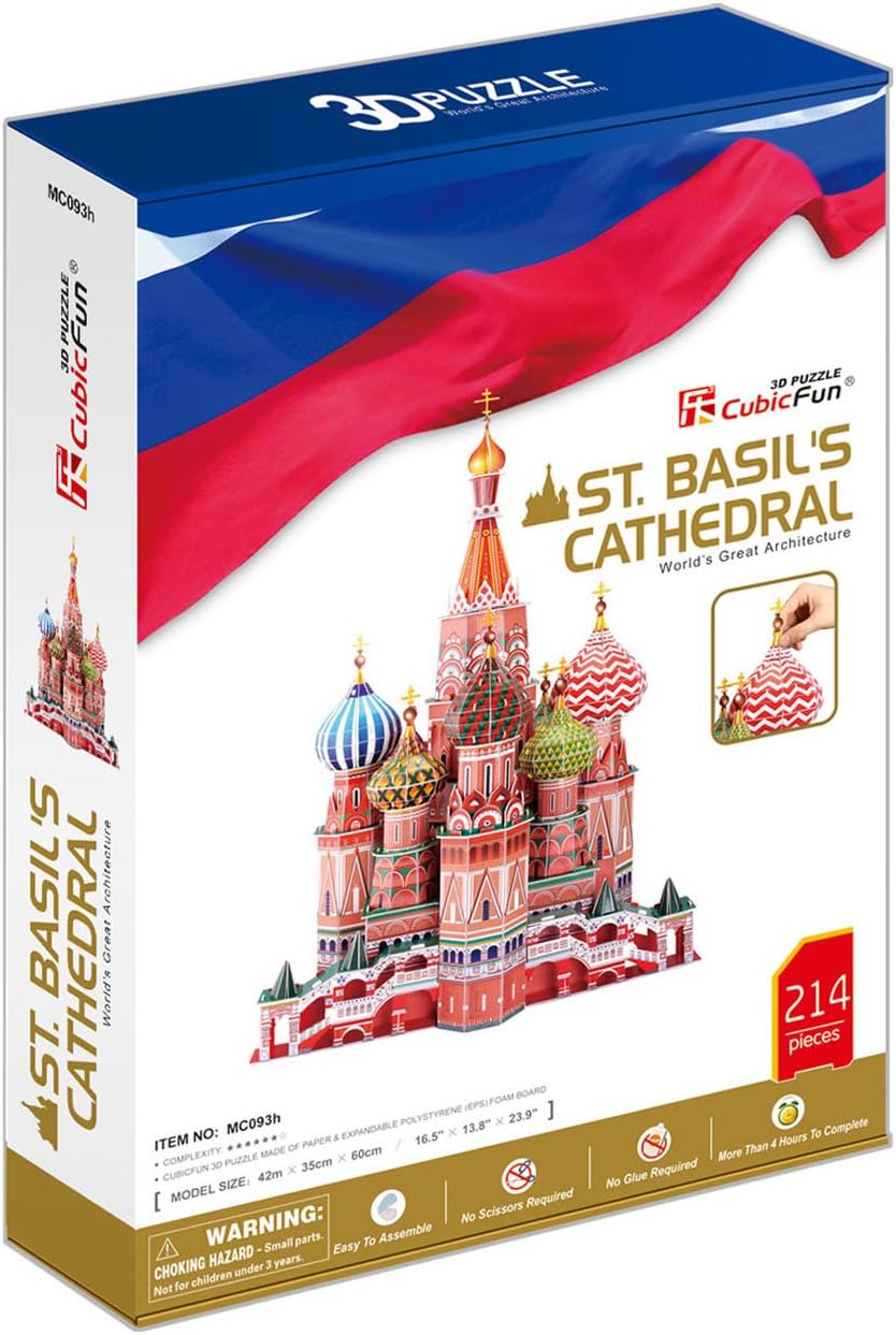 cubic fun st basil's cathedral 3d puzzle