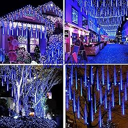 Weepong Meteor Shower Lights Outdoor Christmas