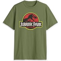 Jurassic Park T-Shirt Uomo: Il Logo Classico Per Veri Fan! Ufficiale, Spedizione Rapida.
