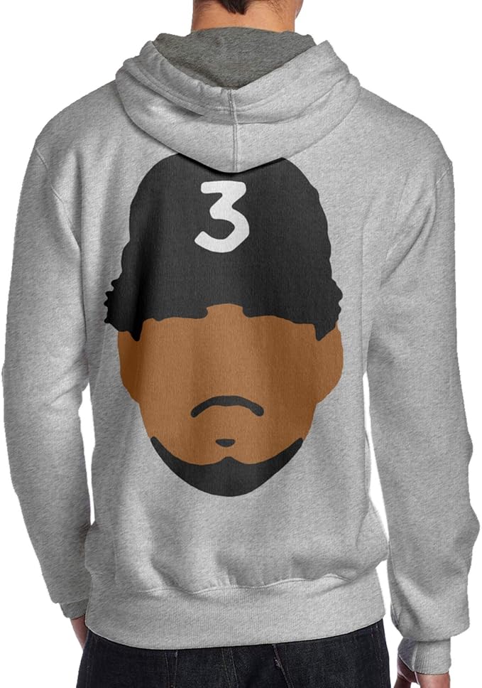 Amazon.com: Chance The Rapper Men's Fleece Hooded Sweatshirt Pullover Hoodie for Mans No Pocket 