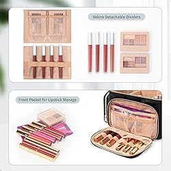 Bagmoly Large Makeup Bag, Portable Travel Makeup